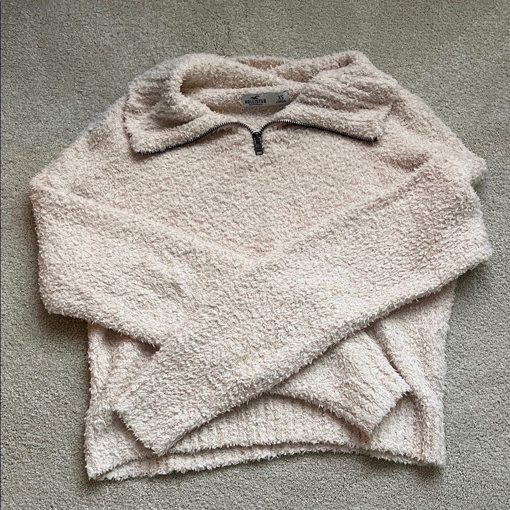 Hollister Teddy Sherpa Quarter-Zip